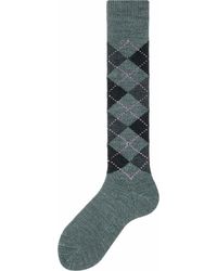 Burlington Kniestrümpfe Whitby (1 Paar) - Grau