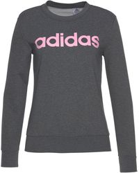 adidas Sweatshirt E LINEAR SWEAT - Grau