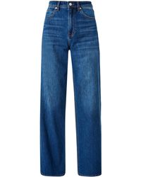 S.oliver High-waist-Jeans, mit verlängerten Gürtelschlaufen - Blau
