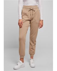 Urban Classics Stoffhose Ladies Organic High Waist Sweat Pants (1-tlg) in  Gelb | Lyst DE