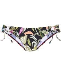 S.oliver Bikini-Hose Herbst, mit seitlichen Bindebändern - Mehrfarbig