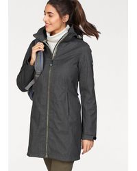 Polarino Softshellmantel, mit kuscheliger Fleeceinnenseite - Schwarz