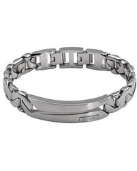 Fossil Edelstahlarmband "JF84283040" - Mettallic