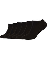S.oliver Sneakersocken, (Packung, 6 Paar), Socken mit weichem Bund - Schwarz