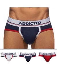 Slip Bikini Coton Addicted pour homme en coloris Neutre Homme Vêtements Sous-vêtements Slips et boxers 