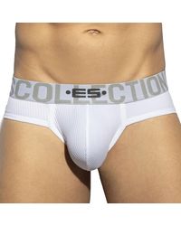 ES COLLECTION Slip Recycled Rib - Blanc