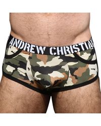 Andrew Christian - Shorty Pocket Almost Naked Camouflage - Lyst