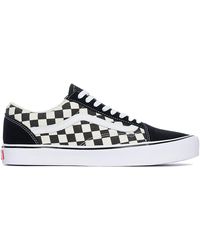 vans with checkered laces
