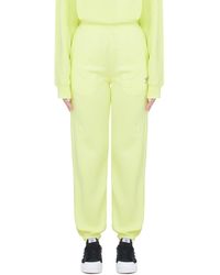 adidas Originals Essential Fleece Joggers in Green/White (Green) - Save 32% | Lyst