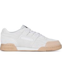 reebok workout plus grey suede