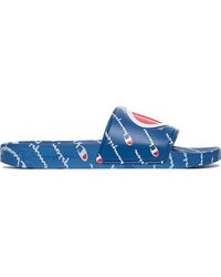 blue champion sandals