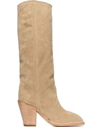 Yeezy Heeled Ankle Boots - Natural