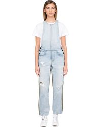 alexander wang denim jumpsuit