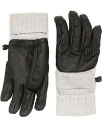 The North Face Crynos Leather Gloves - Grey