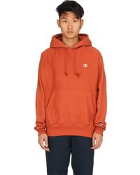 champion burnt orange hoodie