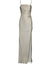 Shona Joy La Lune Ruched Maxi Dress - White