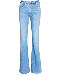 FRAME Denim Le Catroux Flare Ashton Jeans in Blue | Lyst