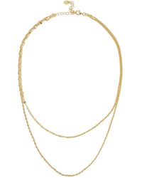 Argento Vivo Layered Chain Necklace - Metallic