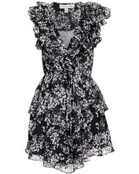 shona joy black and white dress
