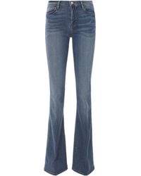 FRAME Le High Flare Jeans - Blue