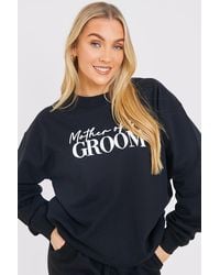 In The Style - Mother Of The Groom Slogan Sweatshirt - Lyst