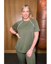 Gemma Atkinson - Contrast Active T-Shirt - Lyst