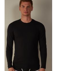 Intimissimi - Long-sleeve Modal-cashmere Top - Lyst