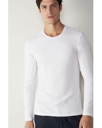 Intimissimi - Long-sleeve Modal-cashmere Top - Lyst