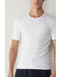 Intimissimi - Short-sleeve Modal-cashmere Top - Lyst