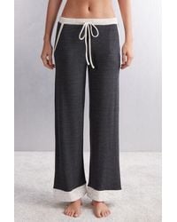 Intimissimi - Pantalone Lungo a Palazzo in Modal con Lana Baby It's Cold Outside - Lyst