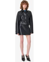 IRO - JUPE COURTE EN CUIR - Lyst