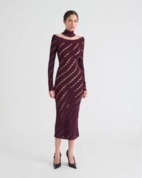 IRO - Openwork Dress With Bared Shoulders - Lyst