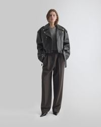 IRO - Oversized Leather Jacket - Lyst