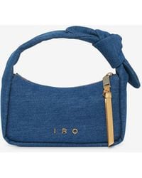 IRO - Noué Baby Denim Bag - Lyst