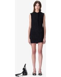 IRO - Tweed Short Sleeves Dress - Lyst