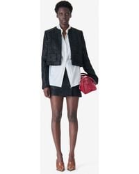IRO - Short Iridescent Tweed Jacket - Lyst