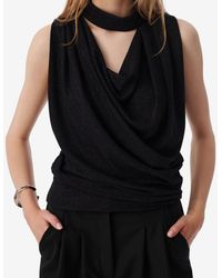 IRO - TOP DRAPÉ - Lyst