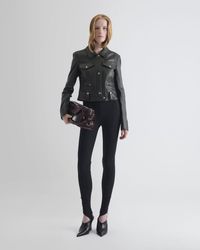 IRO - Mixed-material Leather Jacket - Lyst