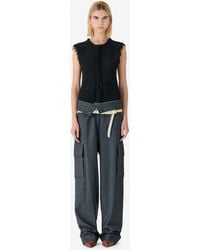 IRO - Textured Tweed Sleeveless Jacket - Lyst