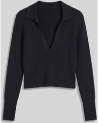 IRO - Ribbed Polo-collar Top - Lyst