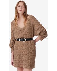 IRO - Lizami V-neck Crochet Mini Dress - Lyst