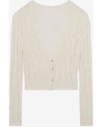 IRO - CARDIGAN EN MAILLE LÂCHÉE - Lyst