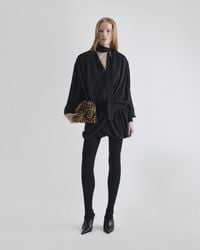 IRO - ROBE MINI DRAPÉE - Lyst
