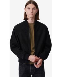 IRO - Sean Suede Leather Bomber Jacket - Lyst