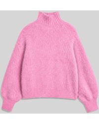 IRO - High-neck Knitted Sweater - Lyst