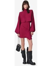 IRO - Short Dress With A High Neckline - Lyst