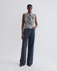 IRO - TOP DRAPÉ IRISÉ - Lyst