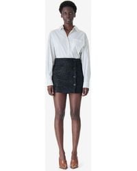IRO - JUPE COURTE EN TWEED IRISÉ - Lyst