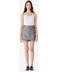 IRO - Iridescent Tweed Skirt-shorts - Lyst