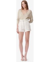 IRO - Vanay Belted Tweed Shorts - Lyst